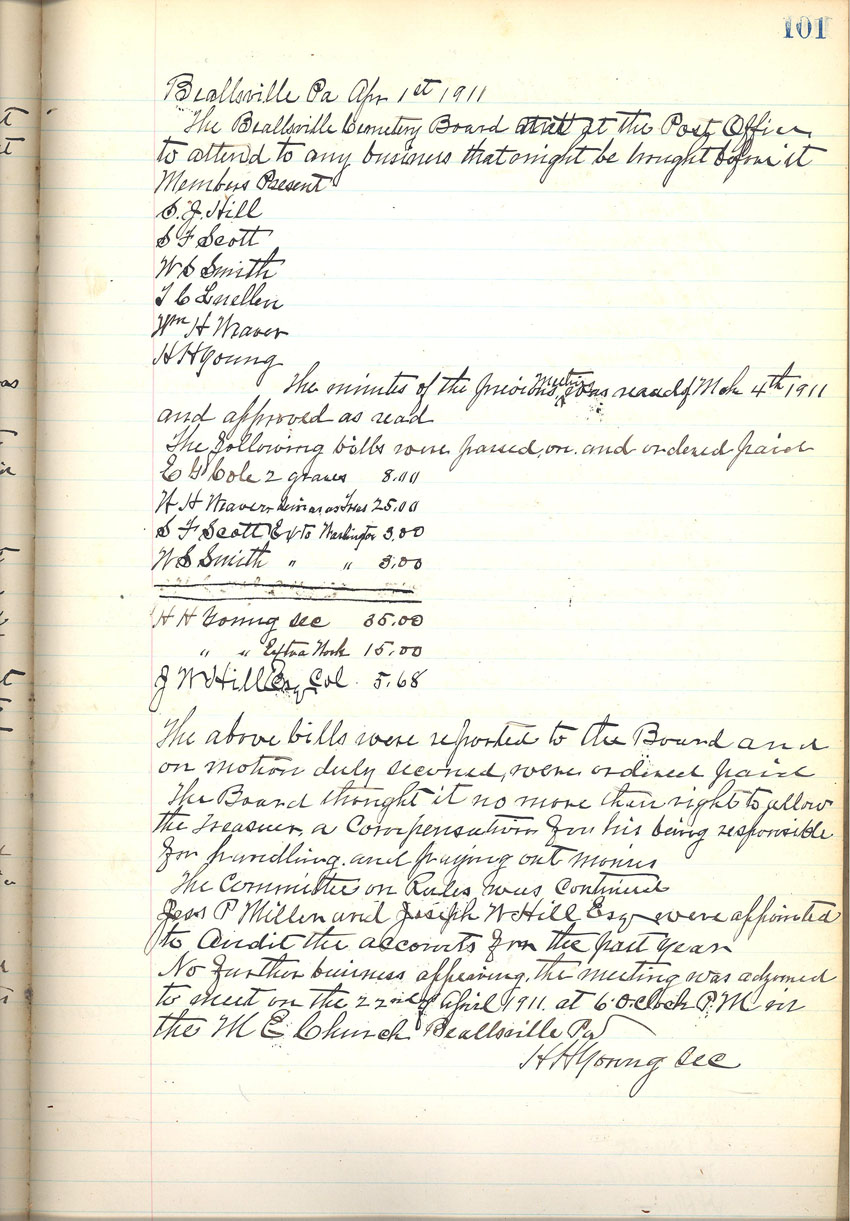 minute book